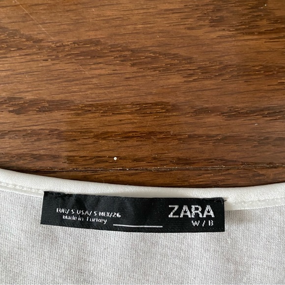 Zara shirt silky front, cotton back - Picture 5 of 5